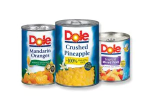 Canned Fruits & Vegetables